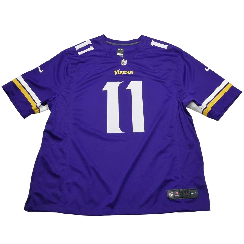 Minnesota‎ Vikings Jersey Mens 4XL Purple NFL Football Nike On Field Custom